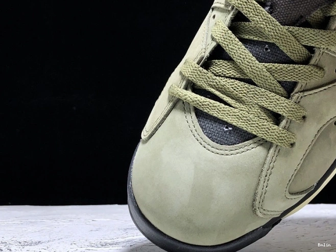 Bmlin Shoes Air Olive Jordan Travis 6 CN1084-200 Scott Medium x 0818